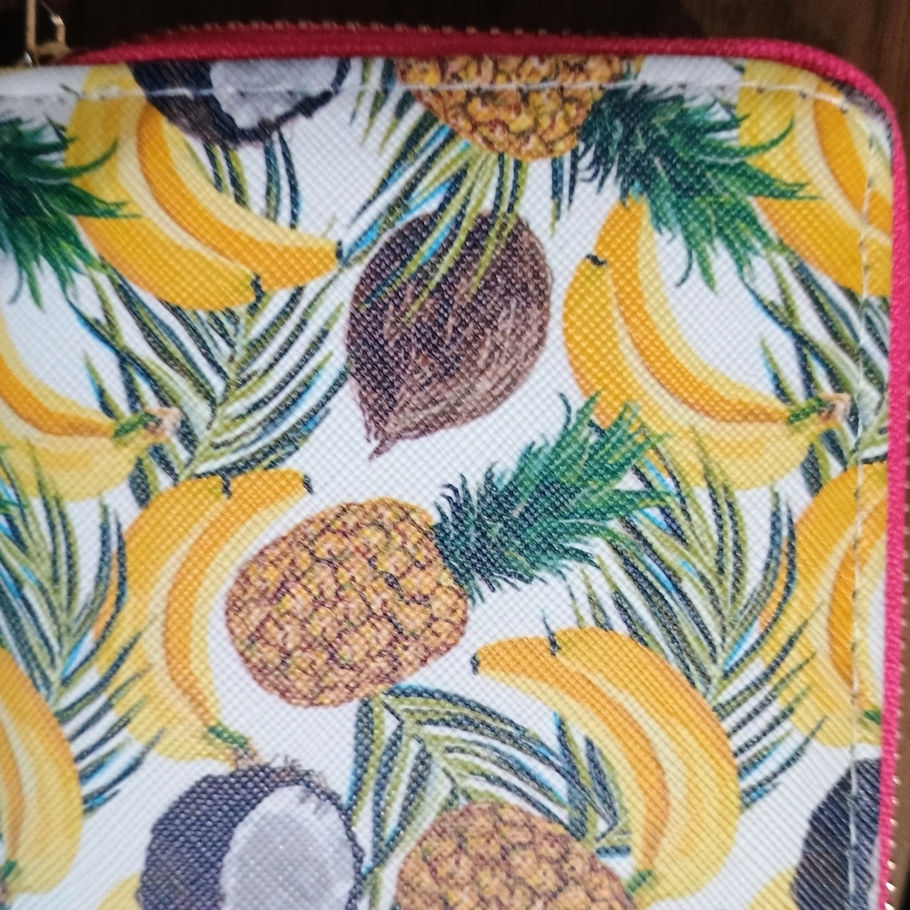 Tropical Print Women's Wallet - Picture 4 of 4
